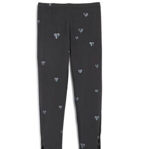 Flowers by Zoe Big Girls Faded Heart Leggings